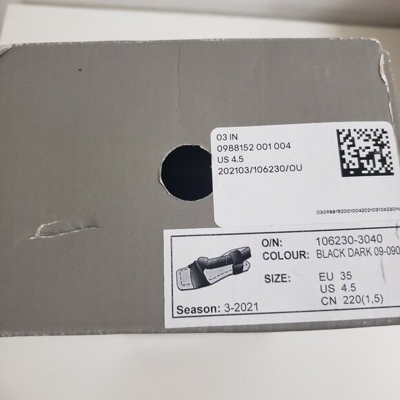 New H&M Genuine Leather Sandals in Black -‎ Size US 4.5 - Picture 10 of 10